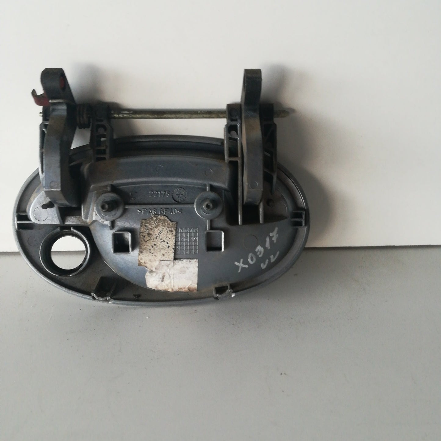 Türgriff vorne links graumetallic Z163 Opel Meriva A
