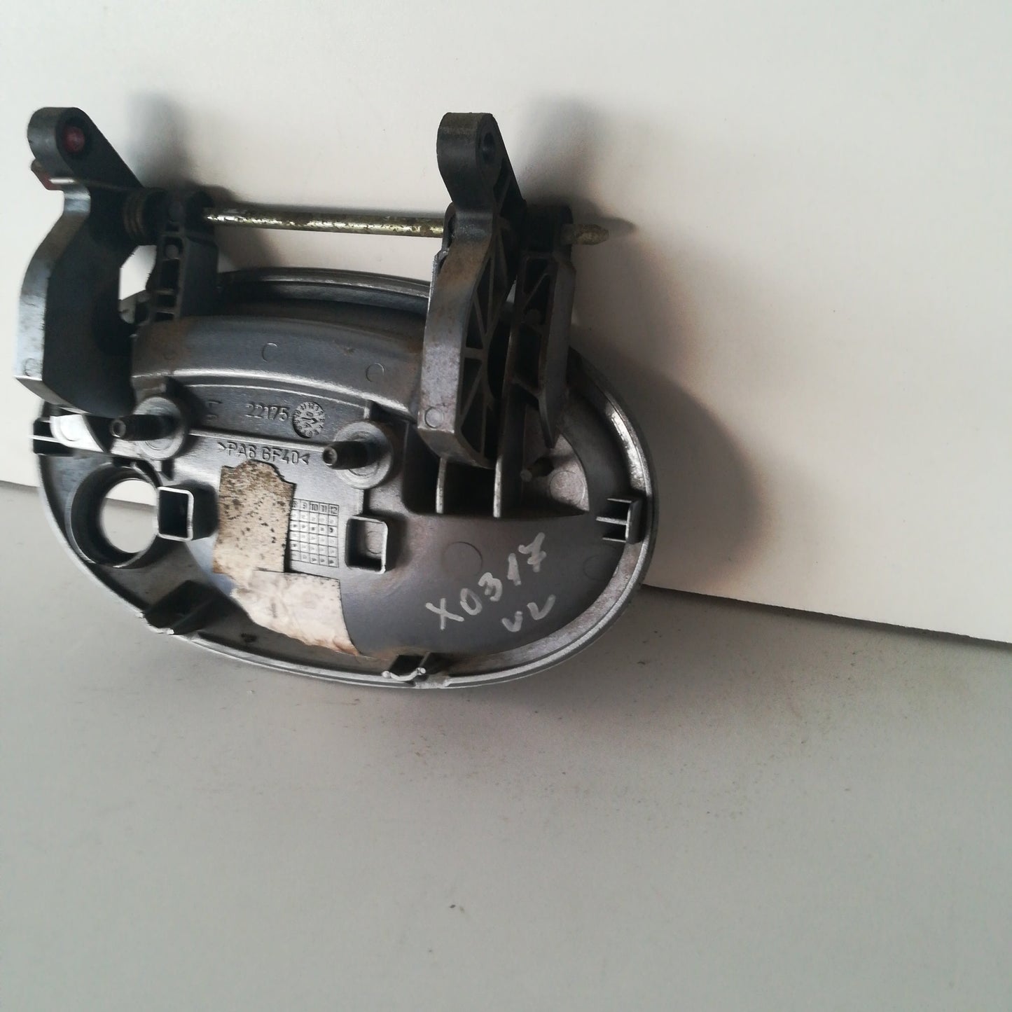 Türgriff vorne links graumetallic Z163 Opel Meriva A