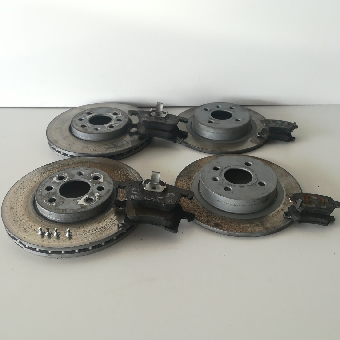 Satz Bremsscheiben Beläge vorne und hinten Ate Opel Meriva A