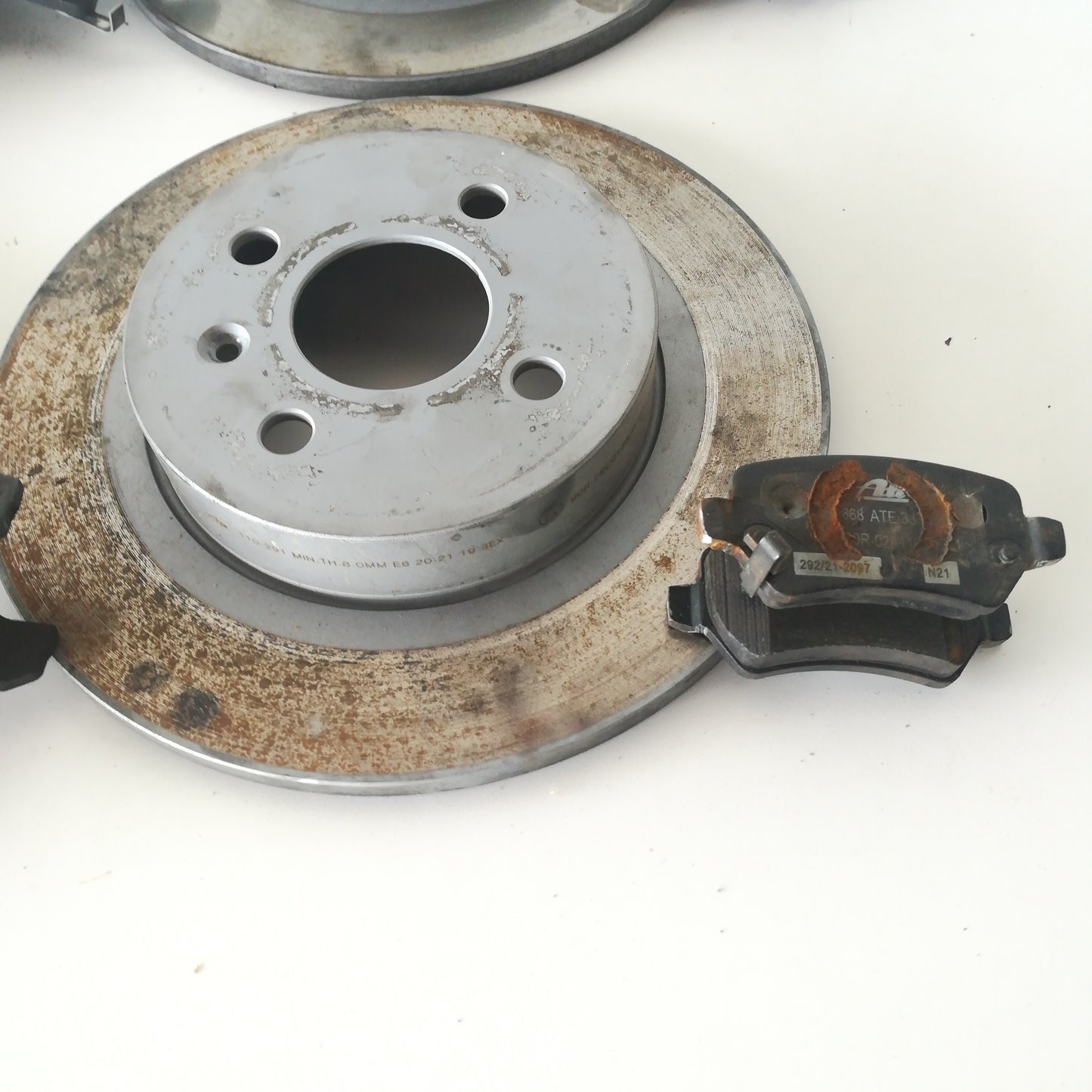 Satz Bremsscheiben Beläge vorne und hinten Ate Opel Meriva A