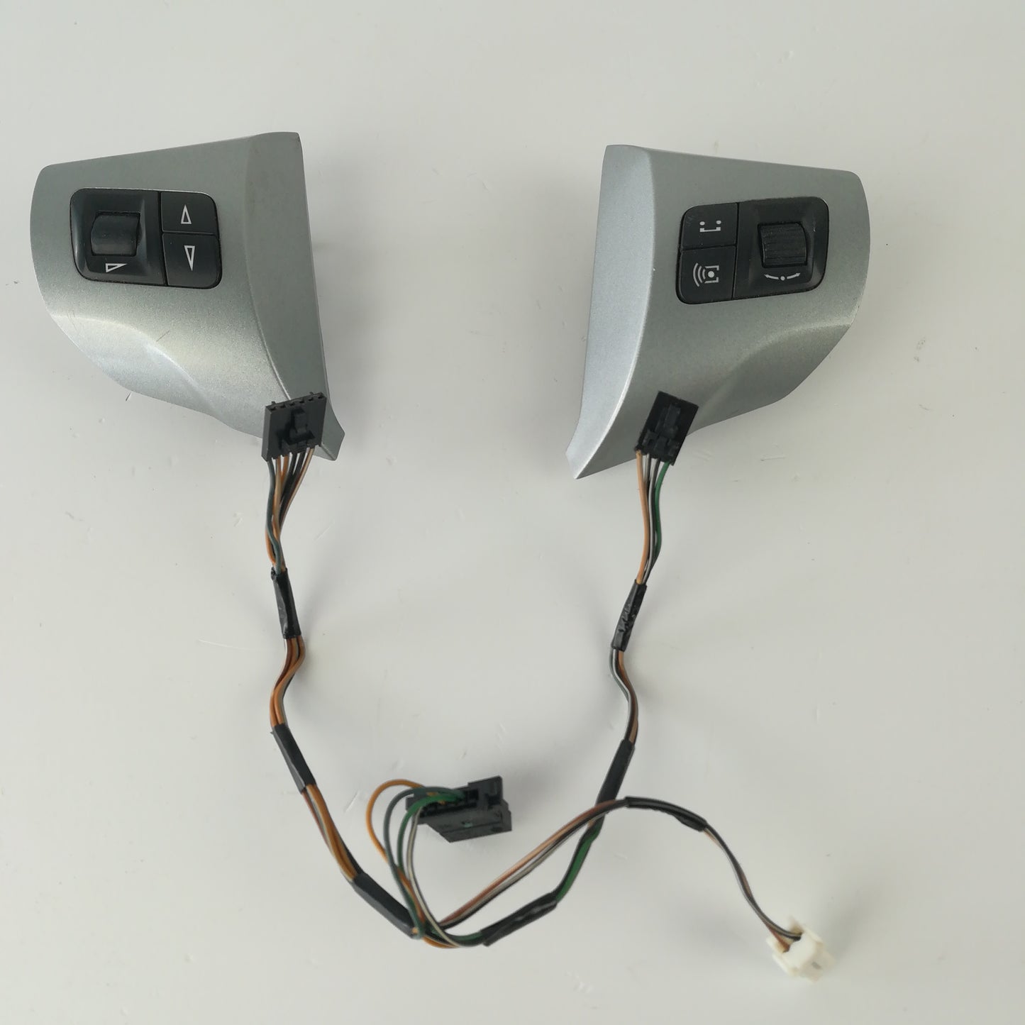 Lenkradtasten Chrom matt Multifunktionslenkrad Opel Corsa D