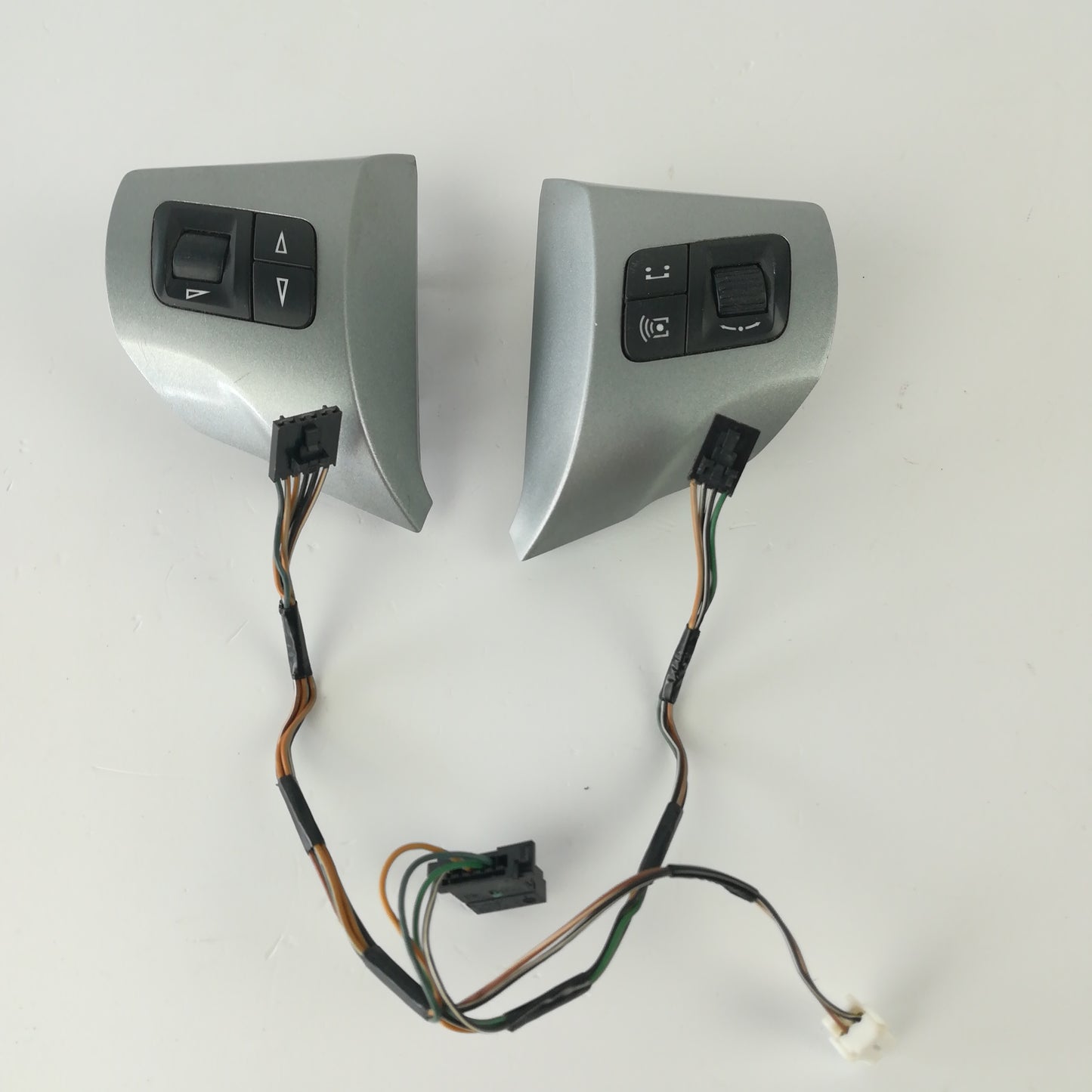 Lenkradtasten Chrom matt Multifunktionslenkrad Opel Corsa D