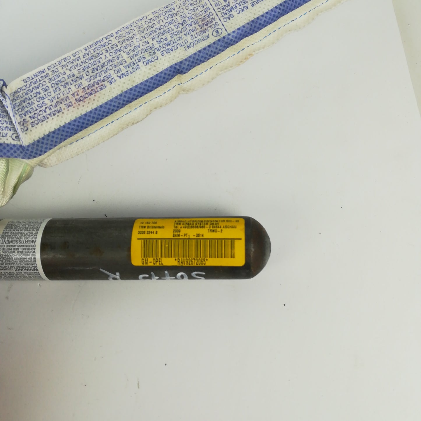 Deckenairbag rechts Opel Corsa D 3-Türer