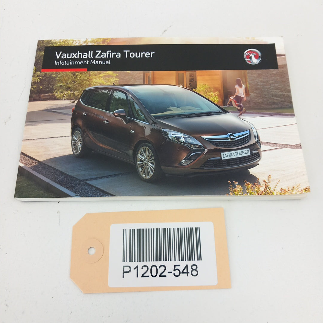 Книжка упътване Английски език Opel Zafira C Tourer