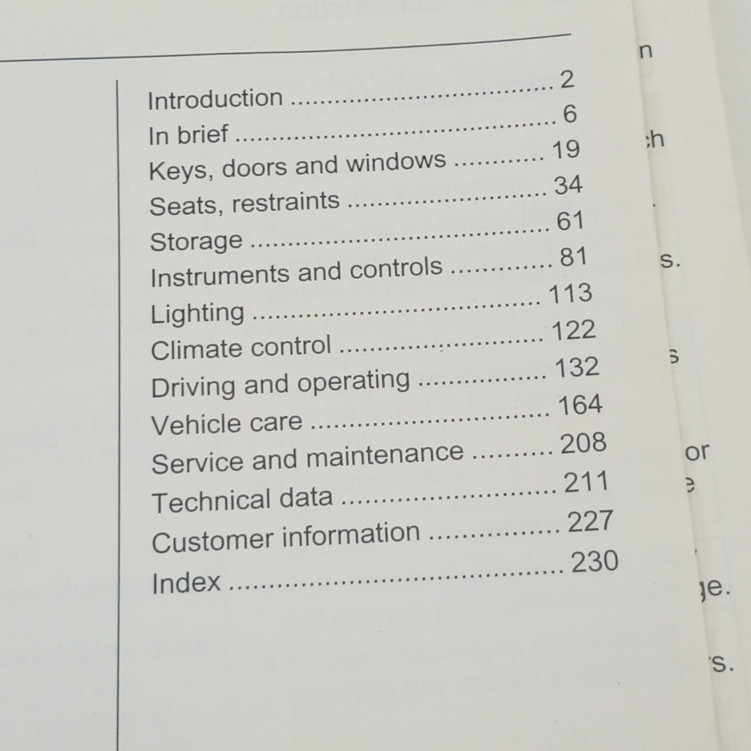 Книжка упътване Английски Vauxhall Opel Meriva B