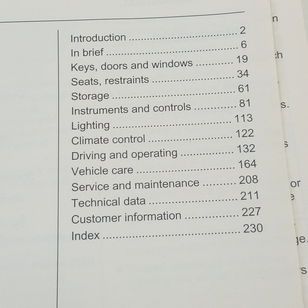 Книжка упътване Английски Vauxhall Opel Meriva B
