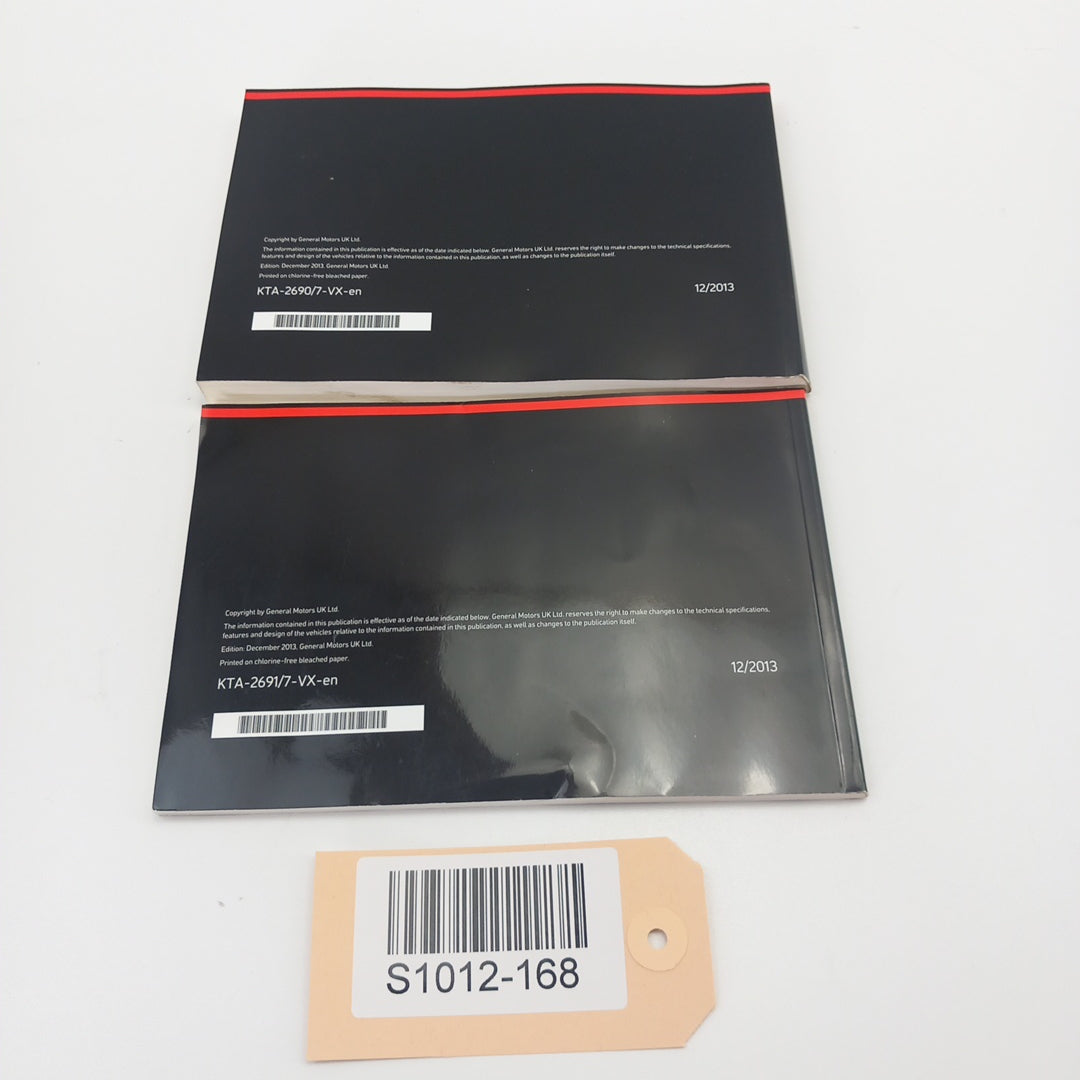 Книжка упътване Английски Vauxhall Opel Meriva B