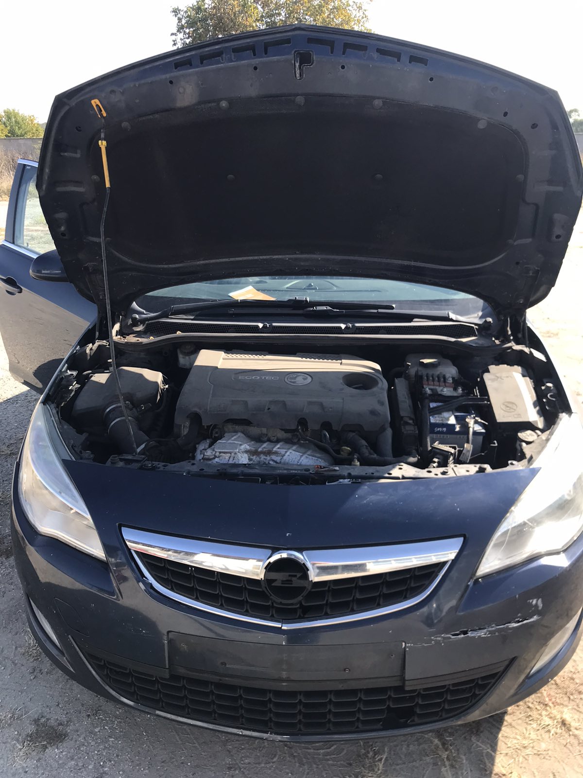 Opel Astra J 2,0 CDTI A20DTH blue 5-door 2011 / P1011 снимки