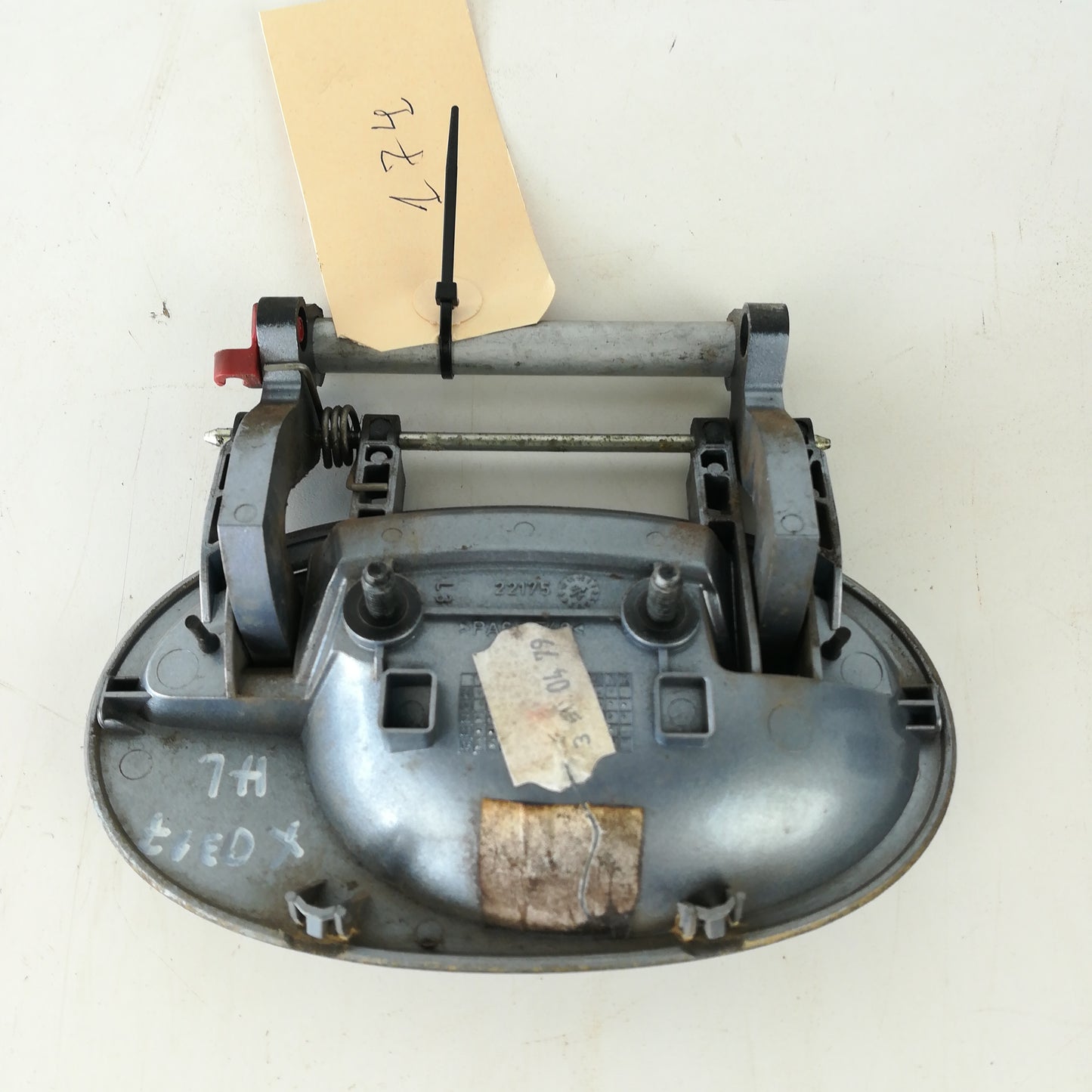 Türgriff hinten links graumetallic Z163 Opel Meriva A