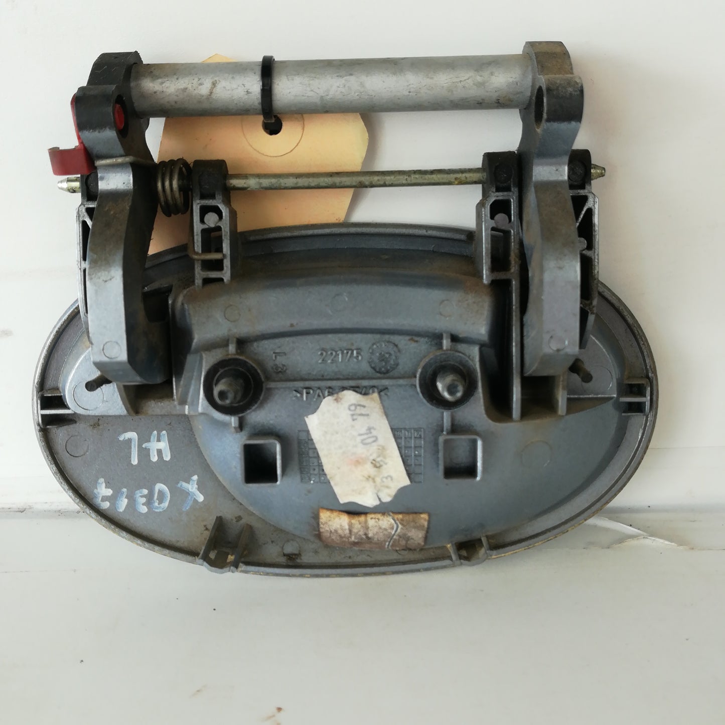 Türgriff hinten links graumetallic Z163 Opel Meriva A