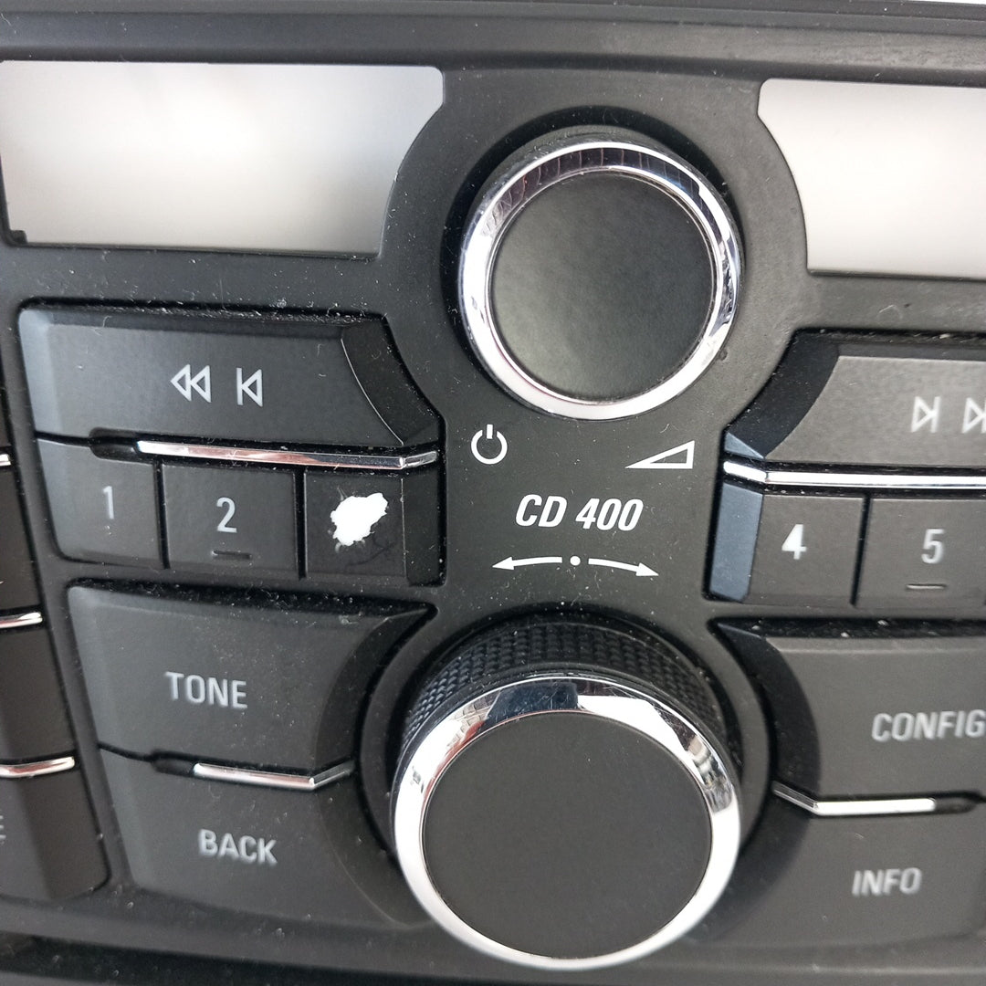 Панел управление радио CD 400 Opel Astra J