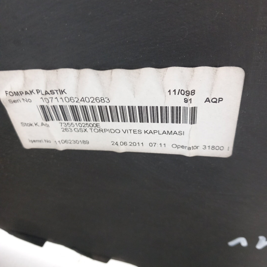 Капак централна конзола Fiat Doblo 263