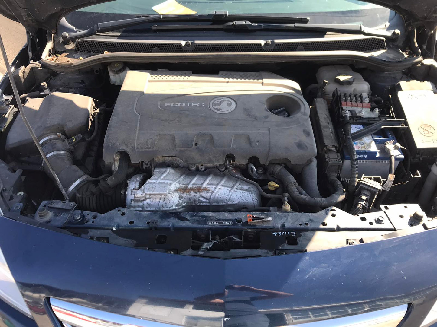 Opel Astra J 2,0 CDTI A20DTH blue 5-door 2011 / P1011 снимки