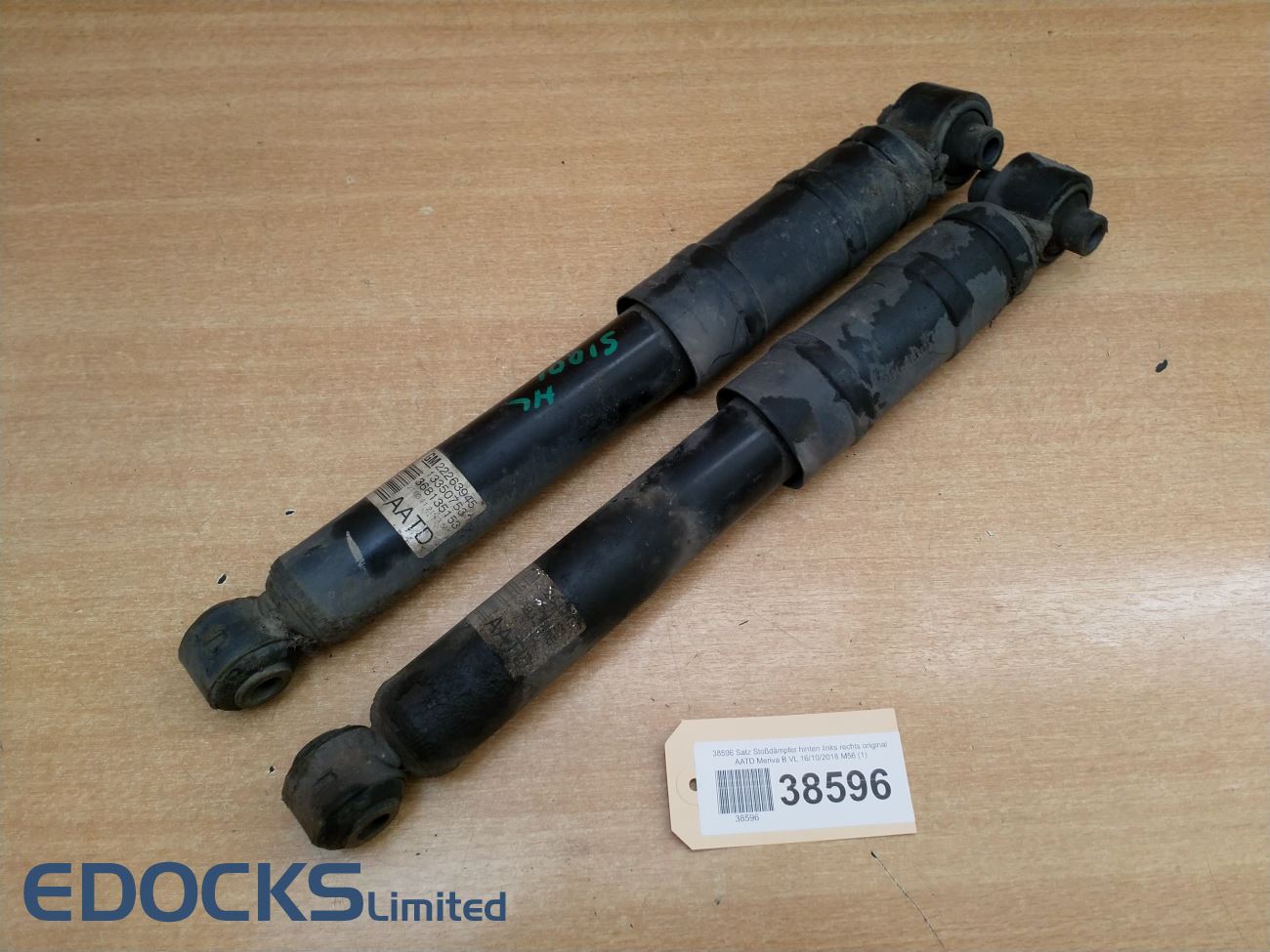 Комплект амортисьори заден ляв десен оригинални AATD Meriva B Opel