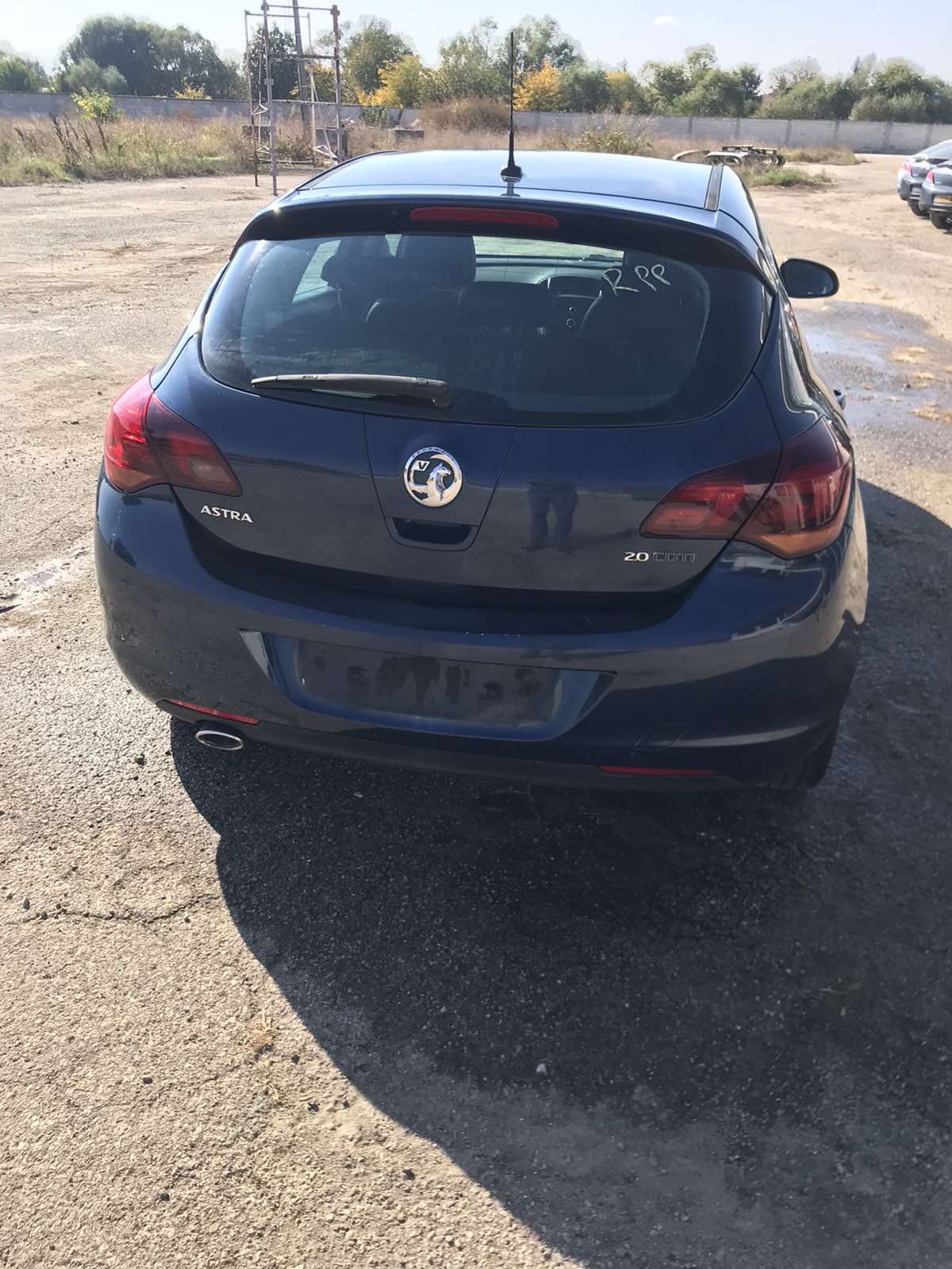Opel Astra J 2,0 CDTI A20DTH blue 5-door 2011 / P1011 снимки